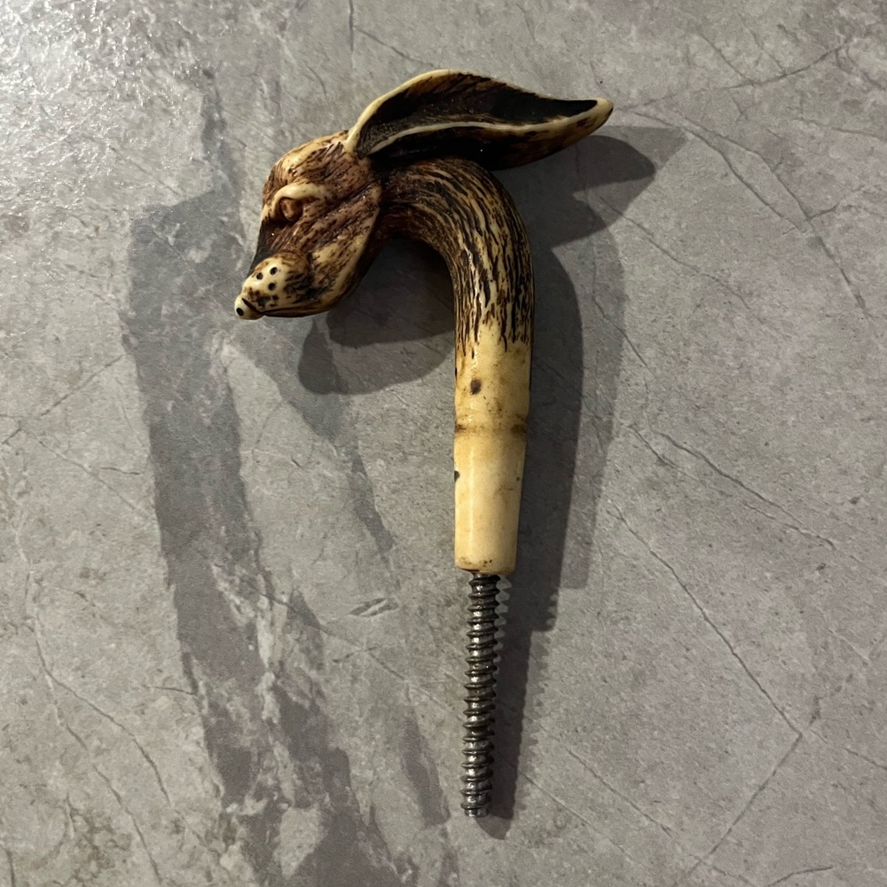 Antique, Hand Carved Walking Stick or Cane Handle